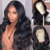 30 Inches 150% Density Human Hair Lace Front Wigs Pre Plucked Remy Transparent 13*4 4*4 5*5 13*6 13*1 Lace Closure Wig Brazilian Body Wave Wigs For Black Women