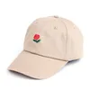 Ball Caps Unisexe Rose Brodery Baseball Cap pour hommes Femmes Flower Capper Rapper Street Hip Pop Hats CAP