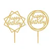 誕生日パーティーケーキデコレーションお誕生日おめでとうケーキの花挿入家族祭りの宴会ベーキングケーキの装具BH6348 Wly