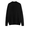 Men's Sweaters Men's Autumn/winter Cashmere One-line Ready-made Semi-turtleneck Knitted SweaterMen's