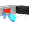 Marka Tasarımcısı Güneş Gözlüğü Lüks erkek Açık Moda Güneş Gözlüğü Metal Çerçeve Aviator Klasik Vintage Gözlük UV Koruma Kemer Kılıfı