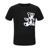 designer de graffiti mens Tees verão caveira cristal básico carta impressão sólida skate casual punk tops t-shirt camisas moda roupas de luxo manga curta atacado