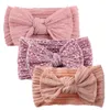 3PC Floral Prints Nylon Stirnbänder Neugeborenen Baby Zopfmuster Knotbow Nylon Turban Rippen Stirnband Kinder Mädchen Haar Zubehör