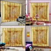 Soundproof Windproof Curtain European 3D Curtains Angel Design For Living Room Bedroom Gold Drop Delivery 2021 Drapes Home Deco El Supplie