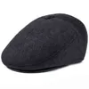 HT1852 MĘŻCZYZN CAP KAPITACJA Klasyc jesień zimowy kapelusz vintage płaski beret czapka ciepła bluszcz gazeta chłopcy kapitaliza