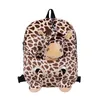 Zaino peluche animale Cartone animato Tigre Giraffa Borsa da scuola Borsa per bambini Bambola staccabile Peluche Giocattoli morbidi per bambini Compleanno per bambini Regalo di Natale 220425