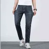 Frühling Koreanische und Sommer Mode Marke Jeans männer Elastische Slim Fit Kleine Bein Gerade Hosen