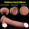 33 cm enorm dubbel penetration realistisk dildo mjuk kvinna onanatorer lång penis stor sug kopp kuk anal plug Sexig leksak för kvinnor