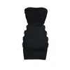 Dames sexy bodycon potlood jurk uitgehold uit schouder stevige kleur magere mini short party niglub slijtage 220615