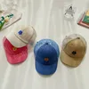 CRIANÇAS CRILELTION SOLID COLOR BONDRESS CRIANÇAS SNAPBACK Caps Baseball Cap primavera verão Hip Hop Garota menina de bebê chapéus por 3-8 anos