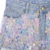 Hoge kwaliteit strakke damesmodellen dames denim shorts jeans W220418