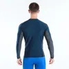 Men Swimsuit Swimming T-shirt Beach UV Lycra Protection Swimwear Rash Guard Long Sleeve Surfing Diving Swimsuit Surf Rashguard 220509