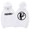 Sweatshirts Hoodiepalm Fashion Brands Europe en America Fashion Brand Sport Loose Top Vlones Sweater Mens Dames Liefhebbers Katoen dezelfde grote V geprinte engel