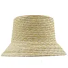 Caps Hüte handgefertigte Sommer für Frauen Damen Sonnenhut Big Perlkette Beige Stroh Adjuatble Strand weit kranken Kentucky Derby