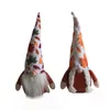 Décoration de fête d'automne Gnome en peluche, Festival de récolte, Thanksgiving Gnomes, ornements de vacances, décorations de Table d'elfe scandinave, fête