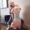 Mignon alpaga en peluche jouet grand doux dessin animé mouton poupée réconfortant oreiller poupées pour enfants cadeau décoration 100 cm 39 pouces DY10045