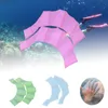 Pool Unisex Frosch Typ Silikon Schwimmflossen Hand Schwimmen Trainning Fingerhandschuhe Flossen Schwimmhäute Paddel