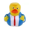 Duck Bath Toy Guitty عناصر PVC Trump Ducks Shower Floating Us President Downs Shares Water Toys Novelty Kids HomeDs بالجملة 0728