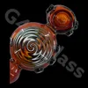 Heady Pipe Glass Hand Pipes 5 "Rökning Snail Honeycomb Spoon Hooka Pipe Tobacco 4 Colors GH04