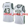 2021 Final Basketball Jerseys City Version Antetokounmpo Jersey Pau 17 Gasol Tony 21 Snell Brandon 43 Mccoy John 31 Henson Ray 34 Allen