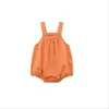 새로운 여름 유니섹스 아기 Jumpsuits 소년 소녀 아이들 패션 소프트 꼬리 공룡 멜빵 짧은 소매 Rompers 유아용 면화 장난 꾸러기