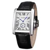 Zegarek na nadgarstek trend mody Watch zegarki wysokiej jakości luksusowy wózek zegarowy wózek mody mody kobiet prostokątne zegarki dla mężczyzn guanqin męs