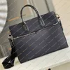 Män Mode Casual Descese Luxury Briefcase Datorväska Totes Handväska Högkvalitativ topp 5A N41564 Purväskor