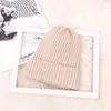 Cokk Neue Winter Hüte Für Frauen Damen Nette Gestrickte Hut Weibliche Günstige Beanie Cap Mit Futter Wolle Warme Outdoor Ski kappe Koreanische J220722