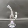 8,6 "violet narguilé Bong verre tuyau d'eau épais bécher Bongs fumer tuyau d'eau Bongs tuyaux capiteux taille 14mm bol