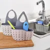 Kitchen Sink Storage Drain Basket Cleaning Sponge Draining Holder Rack Kitchen Hanging-Sink Drains Storage-Tools Sink Holders