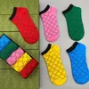 Designer mens womens socks five pairs of luxury sports spring and summer explosion models letter printing socks high-grade cotton with box