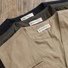 Coletes masculinos SW191021 Men Cargo Canvas de Coloque Pocket Cotton Pocket Khaki Caça ao ar livre Campo ao ar livre Esporte de moda simples Solid Color Color Ka