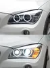 Phares LED accessoires d'éclairage pour BMW X1 2012-20 15 DRL Angel Eye clignotants feux de route lampe avant