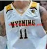 Колледж NCAA Wyoming Cowboys Basketball Jersey 24 Hunter Maldonado 1 Джастин Джеймс 22 Rry Nance Jr Custom Stitched