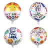 18 дюймов Приветствие Фольга Баллон выздороветь скорее воздушные шары для пациента Солнечный цветок Ранета пожелания Желающие вечеринки-воздушные шары Helium Balloon M190A