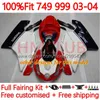 Motorcycle Fairings For DUCATI 749-999 749S 999S 749 999 2003-2006 ABS Bodywork 165No.6 749 999 S R 2003 2004 2005 2006 749R 999R 03 04 05 06 OEM Bodys Kit light yellow