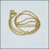 Kolye Kolye kolye takı takı moda kristal Irregar doğal taş kadınlar için altın zincir ile kız dh0xb