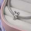 925 Silver Fit Pandora Charm 925 Bracelet Fashion Prince Princess Girl Sister charms set Pendant DIY Fine Beads Jewelry