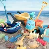 Jouets de plage pour enfants outils de creusement de sable d'été jouer seau ATV sablier ensemble garçons et filles jouets de plein air cadeaux 220527