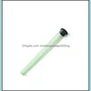 Imballaggio Bottiglie Ufficio Scolastico Affari Industriale 110Mm Pre Roll Imballaggio Plastica Conico Preroll Doob Tube Joint Holder Coni Fumatori Cl