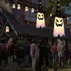 Strängar halloween dekoration hängande lykta led blinkande ljus för heminredning Ghost Festival klä upp glödande trollkarl