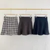 Kuzuwata Frühlingstemperament Frau Rock hohe Taille Allmatch Miniröcke Frau Retro Plaid Short Faldas Mujer Trendy 220701