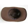 Berretti Cappelli da cowboy occidentali in pura lana per uomo Sombrero De Hombre Cappello Uomo Cowgirl Country Wild West Cow Boy Cappelli Berretti Wend22