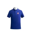 Lille Osc Męskie i damskie polo wysokiej klasy koszulka z bawełnianą koszulką podwójne koraliki Solidny kolor swobodny fan T-shirt