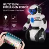 Wltoys F4 0 3MP caméra Wifi FPV APP contrôle Intelligent capteur G Robot Super RC jouet cadeau pour enfants enfants divertissement 220531