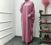Robes décontractées Ramadan Musulmanes arabes Hijab Long Robe Batwing Sleeve Abaya Kaftan Turkey Middle East Africa Robe Prayer islamic