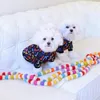 Designer Hundtröja Modemärke Hundkläder Sublimeringstryck Klassiska bokstäver Husdjurskläder för små hundar Fransk Bulldog Yorkiepudel A253