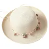 Sombreros de ala ancha Sombrero de paja Playa Sol Verano Para mujer Flores de viaje perfectas Scot22