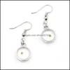 Boucles d'oreilles de lustre en pente