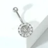 Crystal Star Dangle Belly Button Pierścień Body Piercing Biżuteria Dangle Pępek Barbell